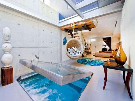 Indoor Swimming Spaces - This Living Room Pool is Certainly an Amazing Sight (GALLERY)