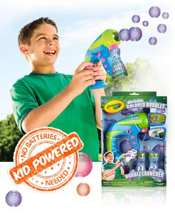 Brilliant Bubbly Toys - Crayola Colored Bubbles Are the Holy Grail in Soap-Blowing Fun (TrendHunter.com)