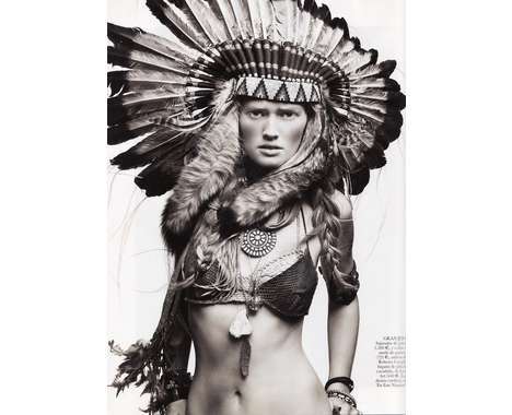 100 Tribal Fashion Looks - From Ultra Vibrant Bikinis to Urban Native American Styles (TrendHunter.com)