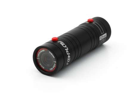 Cylindrical Action Cams - Replay XD1080 Video Camera Packs HD Capability in a Small Package (TrendHunter.com)