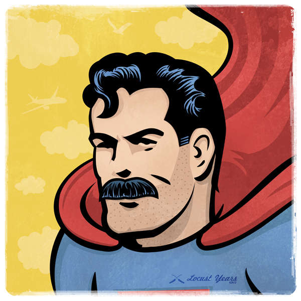 Superhero Moustaches