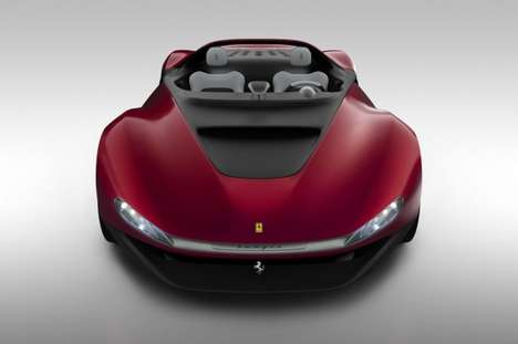 70 Fierce Ferrari Vehicles - From Chic Convertibles to Contemporary Concept Cars