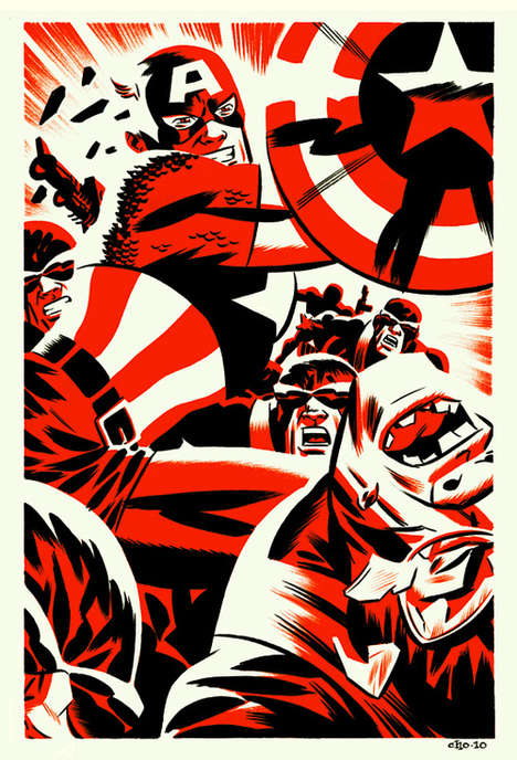 60 Superhero-Inspired Artworks - From Sultry Heroine Art to Hipster Superhero Art