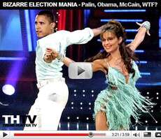 Bizarre Election Mania - Obama and Sarah Palin Dancing With the Stars, Baby Halloween Costume Ideas
