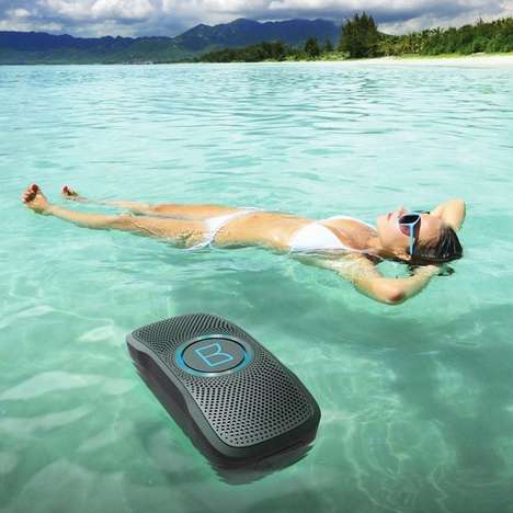 speaker bluetooth backfloat monster swimming speakers accessories floating versatile ingenious table caddy beverage pool portable sound tennis sleek stereo unique