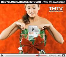 Recycling Garbage into Art - From Freaky Doll Chandeliers to Garbage Chairs