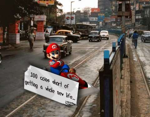 Cartoon Characters Mario. Panhandling Cartoon Characters