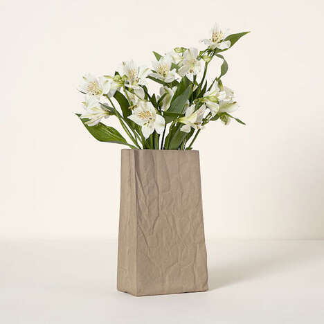 469769_1_468 Ceramic Brown Paper Bag Vase