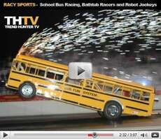 Racy Sports - From School Bus Drag Racing to Robot Jockeys