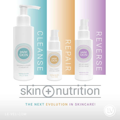 Nutritious Skincare Collections - Le-Vel SKIN Line Applies Expertise in Nut ...