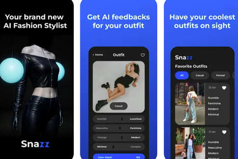 AI Fashion Tools – Snazz AI Suggests Personalized Outfits Based on Your Style (TrendHunter.com)