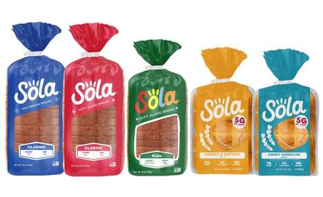 Fresh Free-From Bread Products - These New Sola Bread Products Come in Five Varieties (TrendHunter.com)