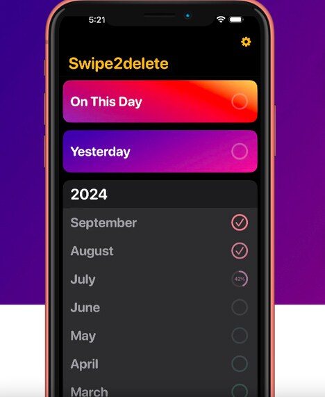 Photo Cleanup Assistants - Swipe2delete Makes Camera Roll Cleanup Fast, Fun, and Stress-Free (TrendHunter.com)