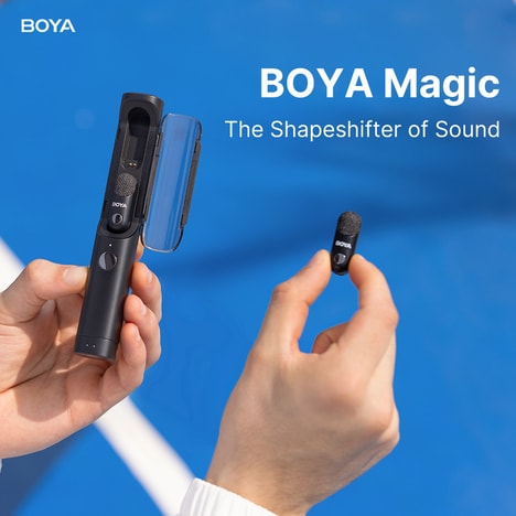 AI-Powered Modular Wireless Microphones - BOYA Magic Boasts an Innovative Method to Audio Recording (TrendHunter.com)