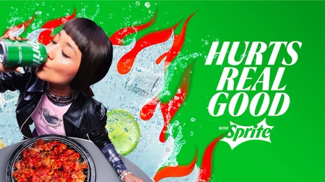 Sensorial Soda Campaigns - Sprite's 'Hurts Real Good With Sprite' Targets Gen Z (TrendHunter.com)