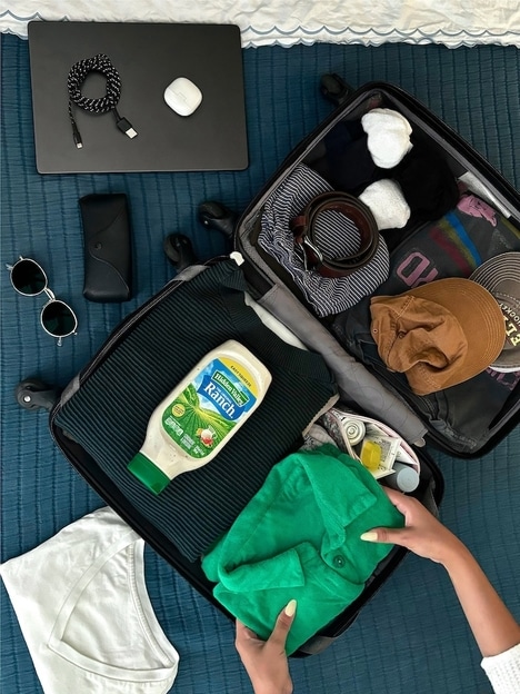 Brand-Reimbursed Bag Fees - Hidden Valley Ranch Covering Checked Bag Fees for Fans This Labor Day (TrendHunter.com)