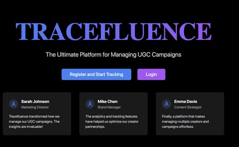 Influencer Campaign Managers - Tracefluence Tracks And Manages Influencer Campaigns In Real-Time (TrendHunter.com)