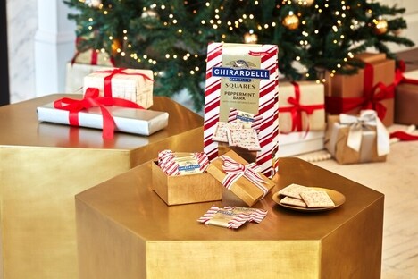 Reprised Holiday Peppermint Barks - The Ghirardelli® Peppermint Bark Returns for Festive Indulgence (TrendHunter.com)