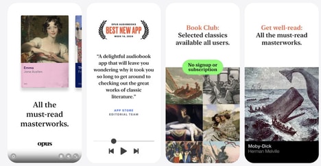 Classic Audiobook Apps - Opus Classics Offers Audiobooks with Guides and Historical Context (TrendHunter.com)