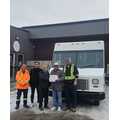 Parcel Delivery Vehicle Donations - Purolator Donates Eight Retired Delivery Trucks to Food Banks (TrendHunter.com)