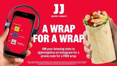 Cheeky Wrap-Focused Campaigns - Jimmy John's Introduced the Wrap Exchange (TrendHunter.com)