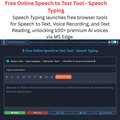 All-In-One Audio Platforms - Speech Typing Aims to Democratize Digital Accessibility (TrendHunter.com)