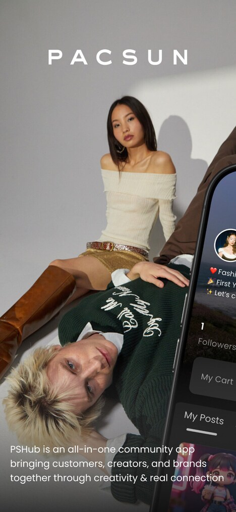 All-In-One Retailer Community Apps - Pacsun Debuts the PS Community Hub App (TrendHunter.com)