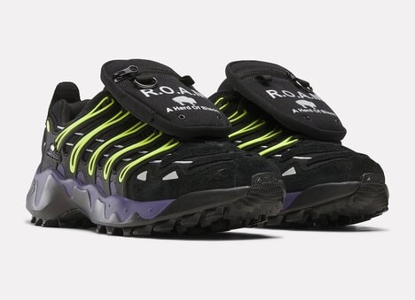 Utility Trail Sneakers - Reebok And A Herd Of Bison Add Utility Details To A Retro Trail Sneaker (TrendHunter.com)