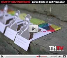 Business Cards 2.0 - Crafty Selfvertising: Sprint Firsts in Self-Promotion