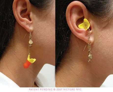 Noise-Canceling Earrings