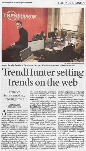 Trend Hunter and Jeremy Gutsche Award