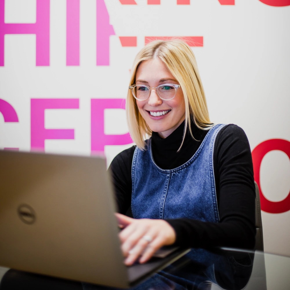 A teammate at the Trend Hunter office