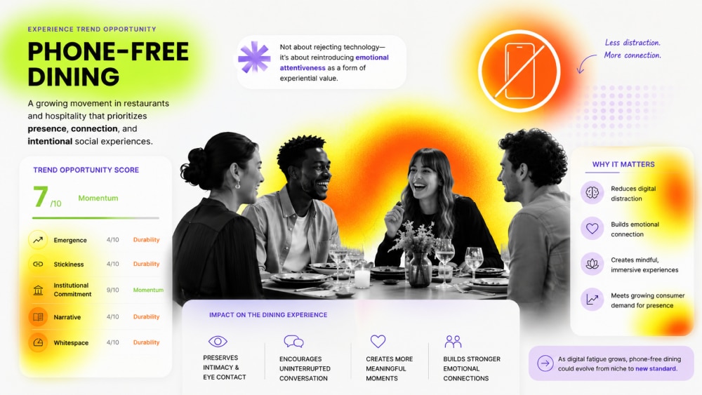 Phone-Free Dining