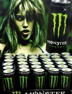 Monster versus Red Bull