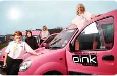 A Pink Taxi For Ladies Only