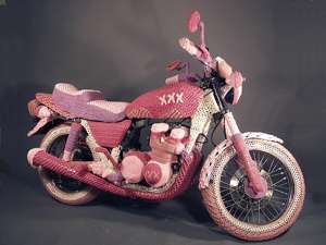 Theresa Honeywell Knit Motorcycle