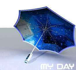 My Day Electronic Paper Umbrella