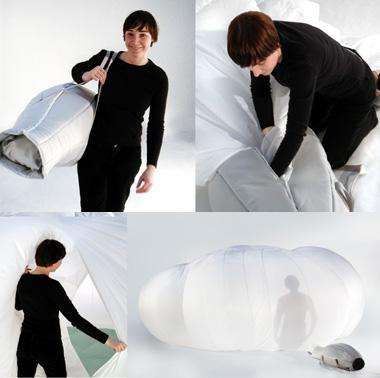Portable Clouds- A Relaxing Workplace Retreat by Monica Forster
