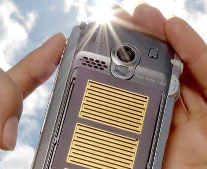 Solar Powered Cellphone