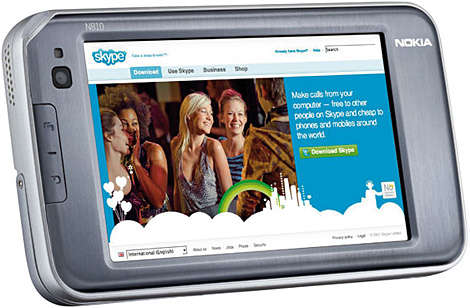 Skype-Enabled WiFi Internet Tablet