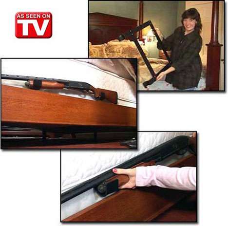 Bed-Mounted Shotgun Rack