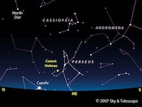 Explosive Outburst Makes Comet Visible to Naked Eye Image 3