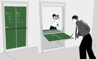 Convertible Door + Ping Pong Table Image 3