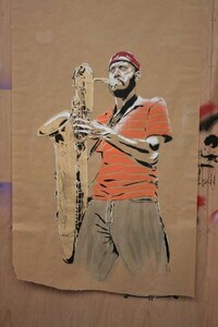 Instrumentalist Street Stencils Image 5