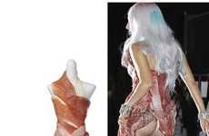 Gagafied Mini Meat Dresses