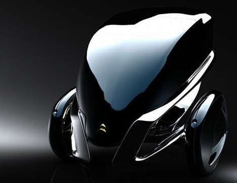 Futuristic Floral Vehicles