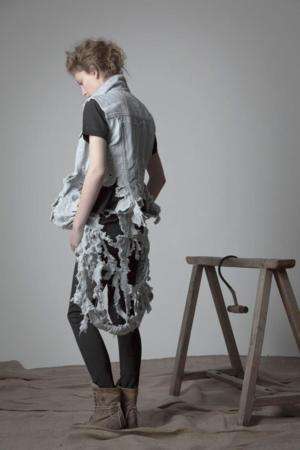 Mod Distressed Denim Fashion