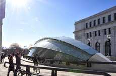 Futuristic Glass Facades