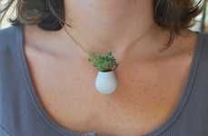 Potted Plant Necklaces