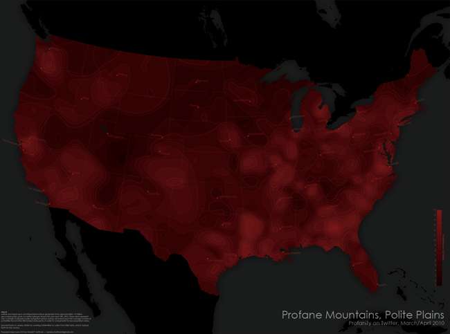 National Profanity Maps